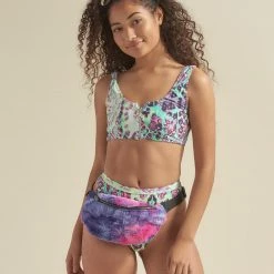 SpiritHoods LLC Cotton Candy Kitty ULTRA SOFT Faux Fur Fanny Pack