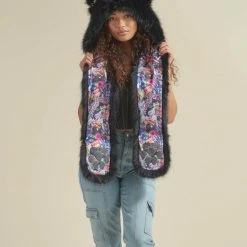 SpiritHoods LLC *Almost Purfect* Graffiti Wolf Luxe Faux Fur Hood 19 SpiritHoods LLC *Almost Purfect* Graffiti Wolf Luxe Faux Fur Hood