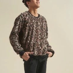 SpiritHoods LLC NEW Bobcat ULTRA SOFT Faux Fur Sweater | Men's