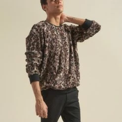 SpiritHoods LLC NEW Bobcat ULTRA SOFT Faux Fur Sweater | Men's