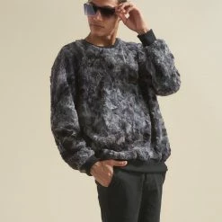 SpiritHoods LLC Shark ULTRA SOFT Faux Fur Sweater | Men's