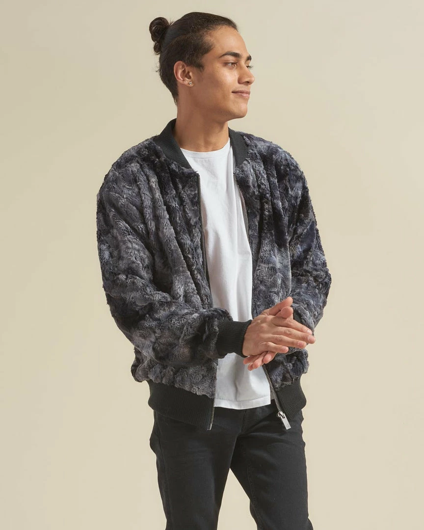 SpiritHoods LLC Shark ULTRA SOFT Faux Fur Bomber Jacket | Men's NEW 8 SpiritHoods LLC Shark ULTRA SOFT Faux Fur Bomber Jacket | Men's NEW