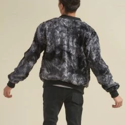 SpiritHoods LLC Shark ULTRA SOFT Faux Fur Bomber Jacket | Men's NEW 13 SpiritHoods LLC Shark ULTRA SOFT Faux Fur Bomber Jacket | Men's NEW
