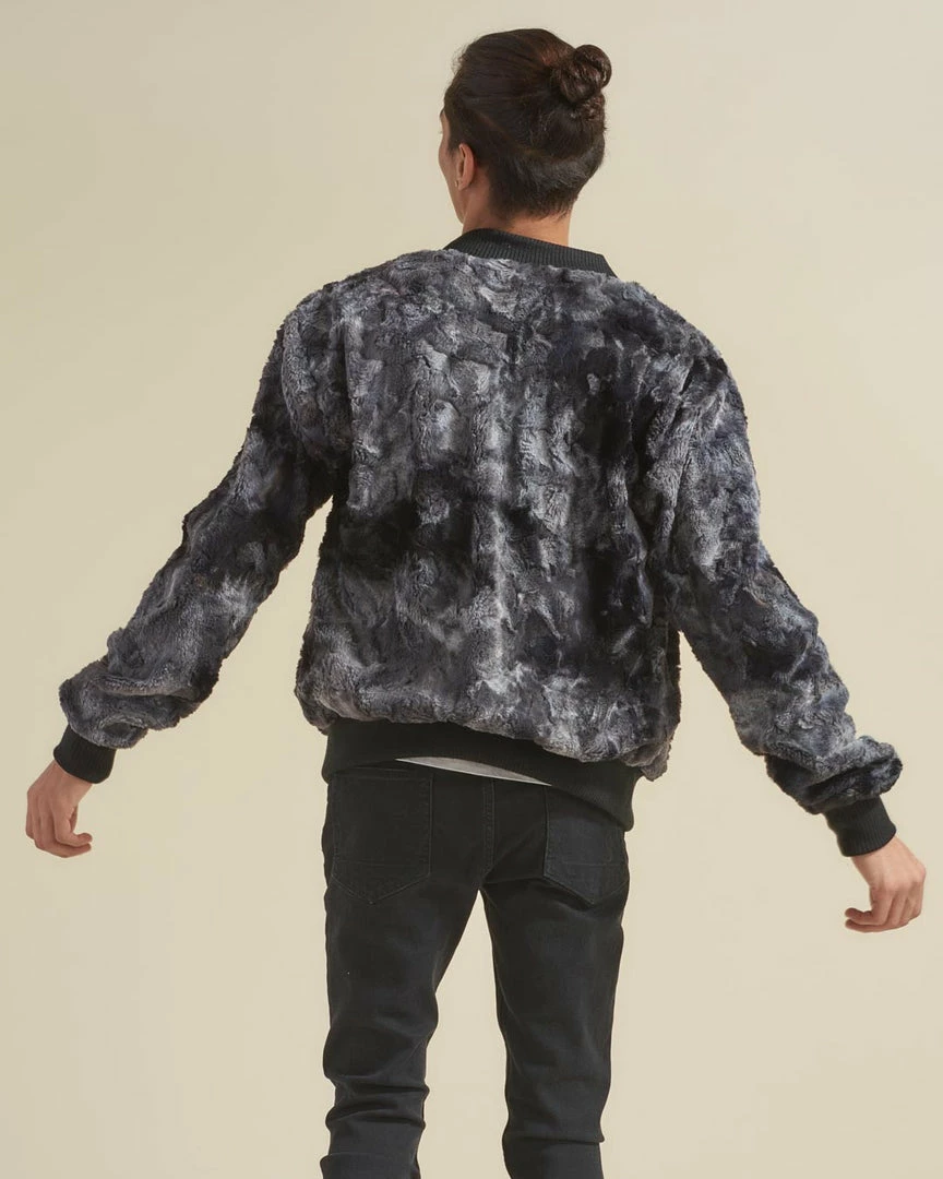 SpiritHoods LLC Shark ULTRA SOFT Faux Fur Bomber Jacket | Men's NEW 3 SpiritHoods LLC Shark ULTRA SOFT Faux Fur Bomber Jacket | Men's NEW