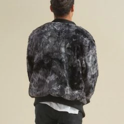 SpiritHoods LLC Shark ULTRA SOFT Faux Fur Bomber Jacket | Men's NEW 21 SpiritHoods LLC Shark ULTRA SOFT Faux Fur Bomber Jacket | Men's NEW