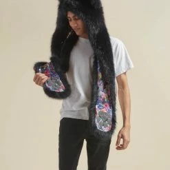 SpiritHoods LLC *Almost Purfect* Graffiti Wolf Luxe Faux Fur Hood 17 SpiritHoods LLC *Almost Purfect* Graffiti Wolf Luxe Faux Fur Hood