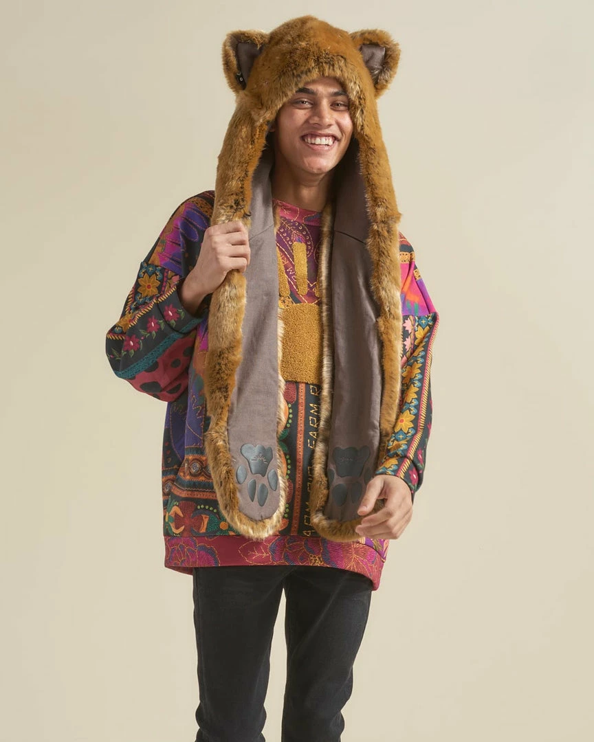 SpiritHoods NEW Puma Collector Edition Panthera Faux Fur Hood | Men's 4 SpiritHoods NEW Puma Collector Edition Panthera Faux Fur Hood | Men's