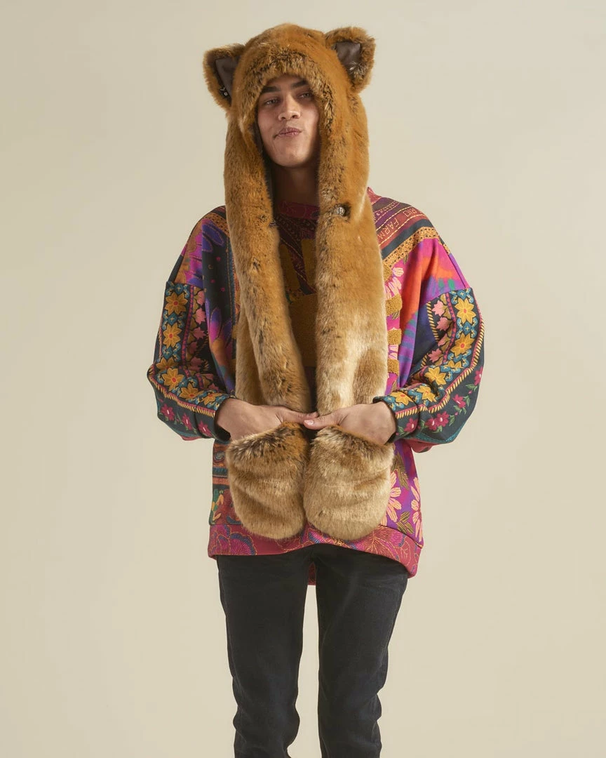 SpiritHoods NEW Puma Collector Edition Panthera Faux Fur Hood | Men's 5 SpiritHoods NEW Puma Collector Edition Panthera Faux Fur Hood | Men's