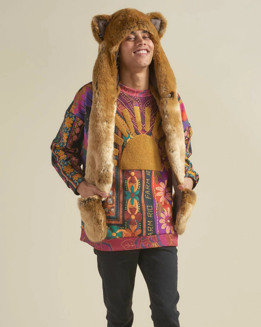 SpiritHoods NEW Puma Collector Edition Panthera Faux Fur Hood | Men's 7 SpiritHoods NEW Puma Collector Edition Panthera Faux Fur Hood | Men's