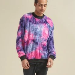 SpiritHoods LLC Cotton Candy Cat ULTRA SOFT Faux Fur Sweater | Men's