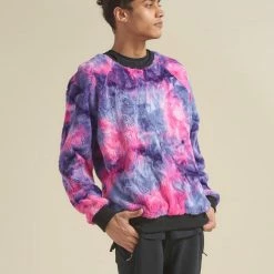 SpiritHoods LLC Cotton Candy Cat ULTRA SOFT Faux Fur Sweater | Men's