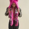 SpiritHoods LLC Lipstick Wolf Collector Edition Faux Fur Hood | Men's