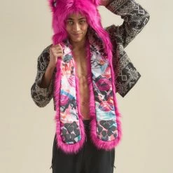 SpiritHoods LLC Lipstick Wolf Collector Edition Faux Fur Hood | Men's