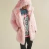 SpiritHoods LLC Flamingo Wolf Classic Faux Fur Coat | Men's