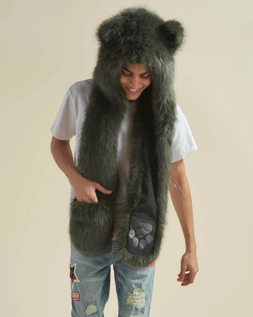 SpiritHoods LLC Forest Wolf Luxe Collector Edition Faux Fur Hood | Men's 3 SpiritHoods LLC Forest Wolf Luxe Collector Edition Faux Fur Hood | Men's