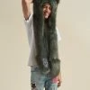 SpiritHoods LLC Forest Wolf Luxe Collector Edition Faux Fur Hood | Men's