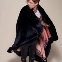 SpiritHoods LLC CUDDLE TIME Indigo Wolf Luxe Faux Fur Collector Edition Throw 18 SpiritHoods LLC CUDDLE TIME Indigo Wolf Luxe Faux Fur Collector Edition Throw