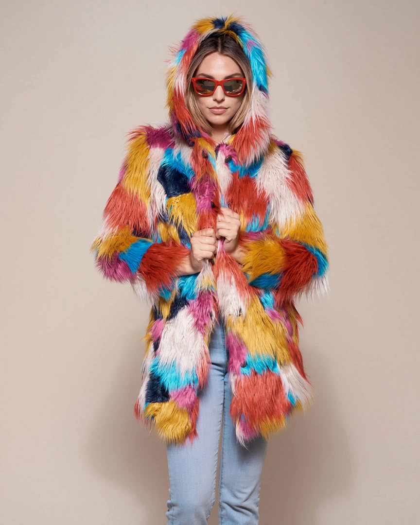 SpiritHoods LLC Butterfly Hooded Faux Fur Coat | Women's 8 SpiritHoods LLC Butterfly Hooded Faux Fur Coat | Women's