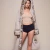 SpiritHoods LLC Wolverine Classic Faux Fur Robe | Women's