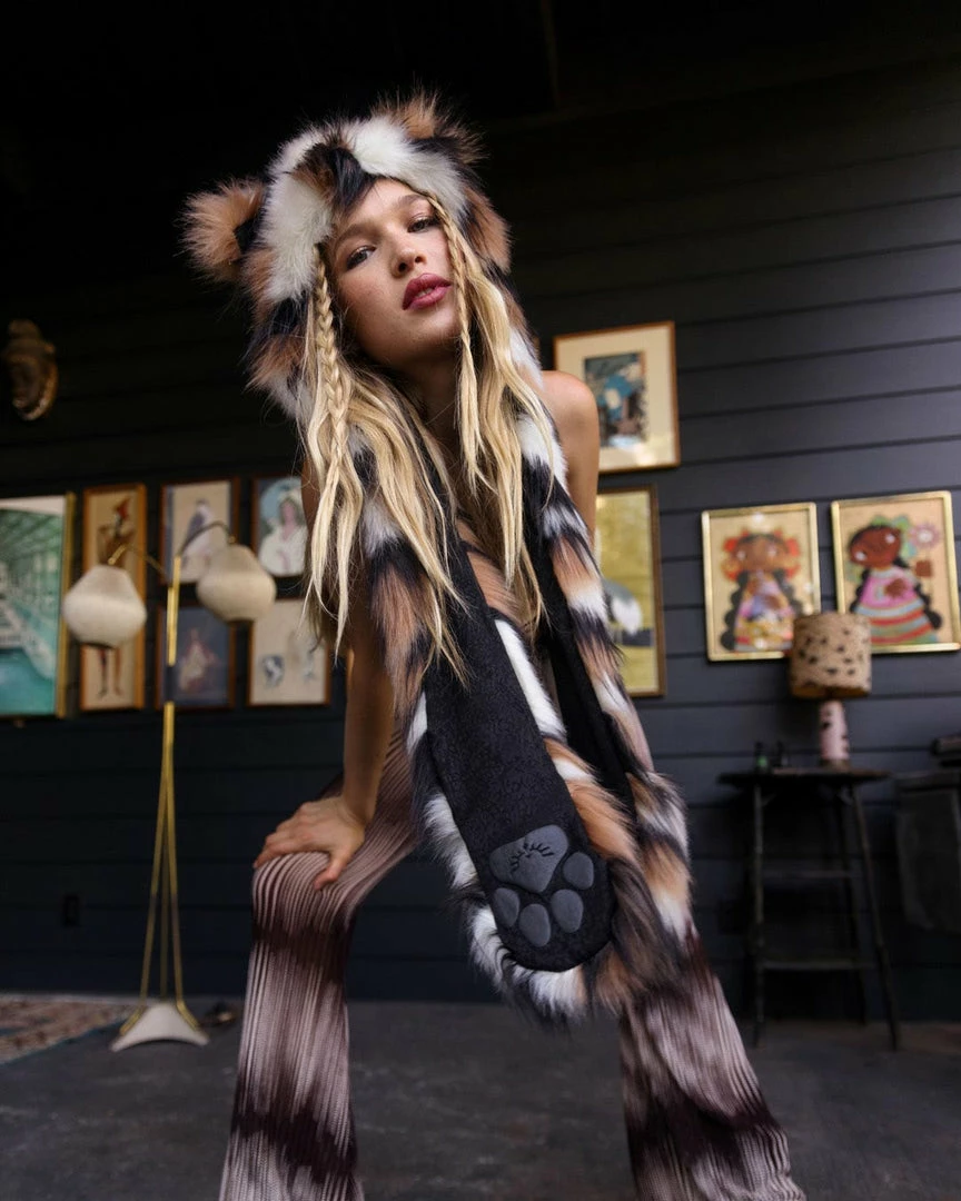 SpiritHoods LLC Manx Cat Collector Edition Faux Fur Hood 1 SpiritHoods LLC Manx Cat Collector Edition Faux Fur Hood