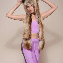 SpiritHoods LLC FESTIVAL Red Fox Faux Fur Hood | Women's