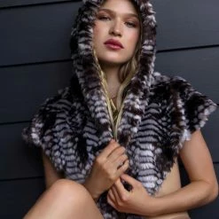 SpiritHoods LLC DAY TIME STYLE Viper Collector Edition Faux Fur Shawl | Women's