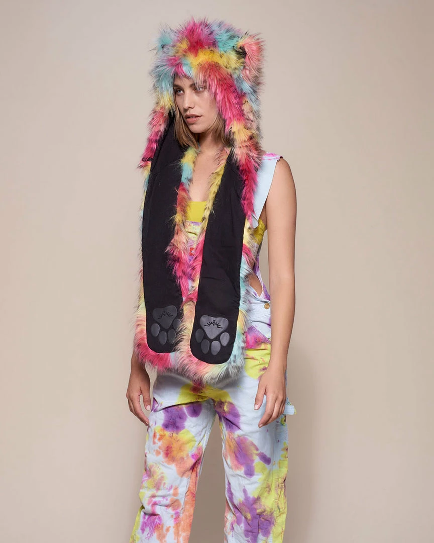 SpiritHoods LLC WOMENS Oaxaca Jaguar Collector Edition Faux Fur Hood 6 SpiritHoods LLC WOMENS Oaxaca Jaguar Collector Edition Faux Fur Hood