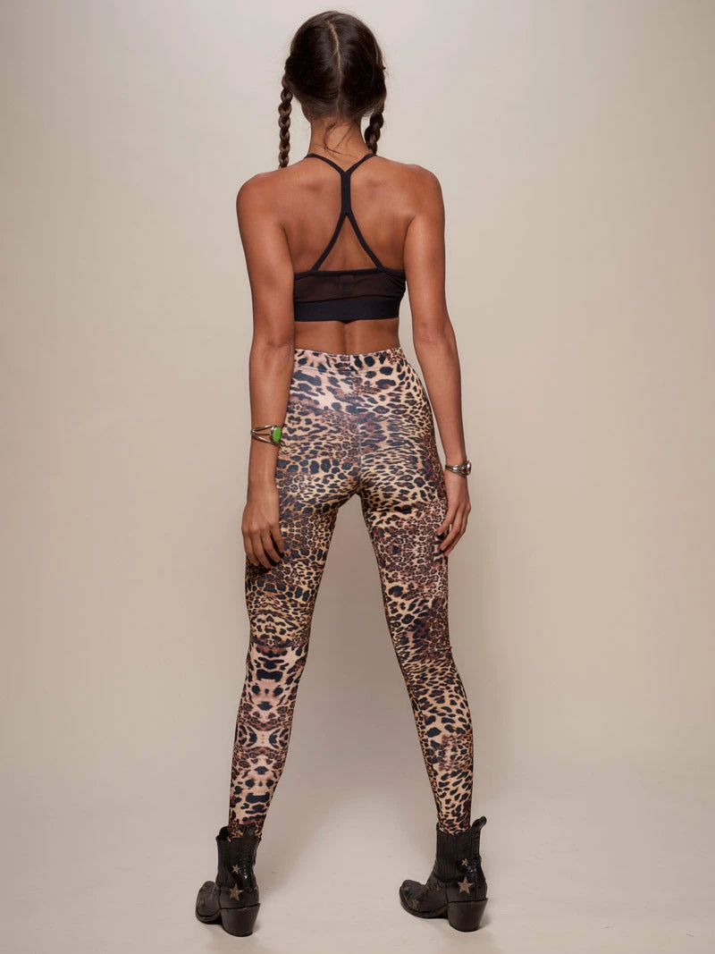 SpiritHoods LLC Amur Leopard Velvet Leggings 2 SpiritHoods LLC Amur Leopard Velvet Leggings