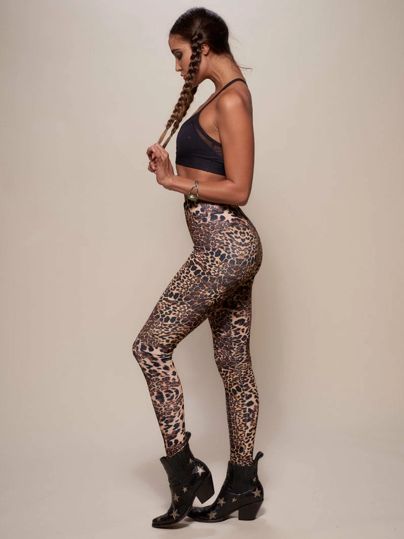 SpiritHoods LLC Amur Leopard Velvet Leggings 1 SpiritHoods LLC Amur Leopard Velvet Leggings