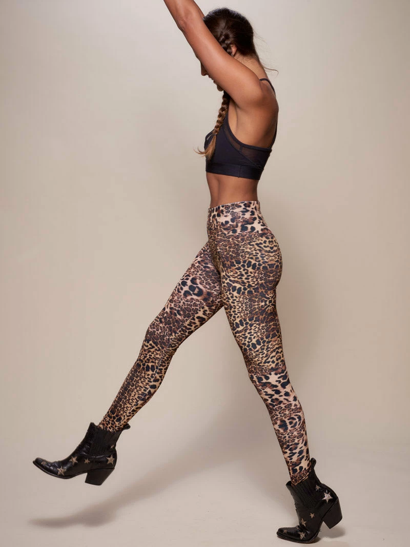 SpiritHoods LLC Amur Leopard Velvet Leggings 5 SpiritHoods LLC Amur Leopard Velvet Leggings