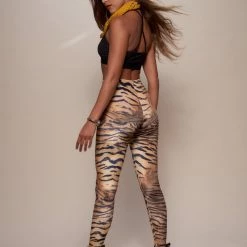 SpiritHoods LLC Tiger Velvet Leggings | Women's