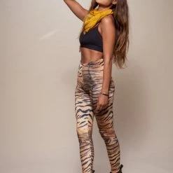 SpiritHoods LLC Tiger Velvet Leggings | Women's