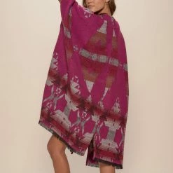 SpiritHoods LLC Grey Fox Fabric Poncho | Women's COMING SOON