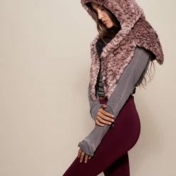 SpiritHoods LLC Mermaid Collector Edition Faux Fur Shawl | Women's