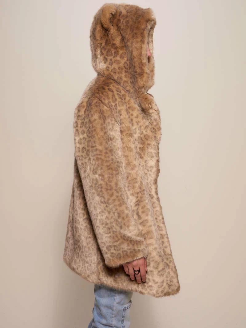 SpiritHoods NIGHT TIME STYLE African Golden Cat Luxe Classic Faux Fur Coat | Men's 8 SpiritHoods NIGHT TIME STYLE African Golden Cat Luxe Classic Faux Fur Coat | Men's