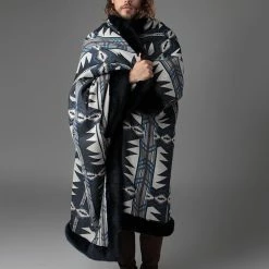 SpiritHoods LLC Indigo Fox Luxe Faux Fur Throw