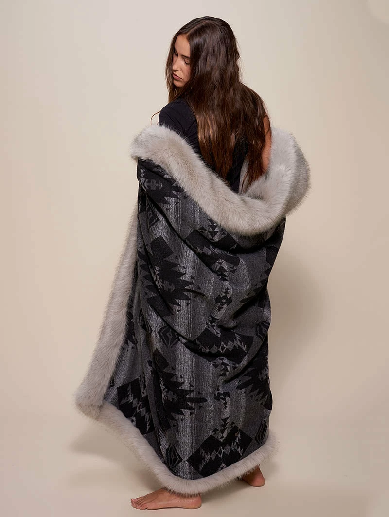 SpiritHoods LLC CUDDLE TIME Arctic Wolf Faux Fur Throw 4 SpiritHoods LLC CUDDLE TIME Arctic Wolf Faux Fur Throw