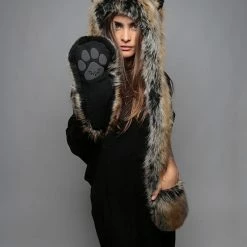 SpiritHoods LLC *Almost Purfect* Red Wolf SpiritHood