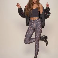 SpiritHoods LLC Jaguar Velvet SpiritHoods Leggings | Women's DAY TIME STYLE