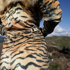 SpiritHoods LLC COLORFUL PARTY ANIMALS Liger Velvet Classic Faux Fur Animal Onesie | Women's