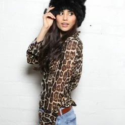 SpiritHoods LLC Mother Meow Faux Fur Hood