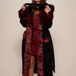 SpiritHoods LLC COMING SOON Wild Cat Classic Faux Fur Robe | Women's