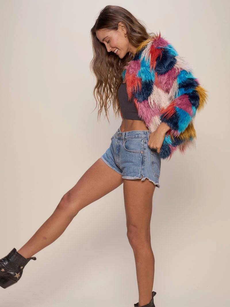 SpiritHoods LLC Butterfly Faux Fur Bomber Jacket | Women's 5 SpiritHoods LLC Butterfly Faux Fur Bomber Jacket | Women's