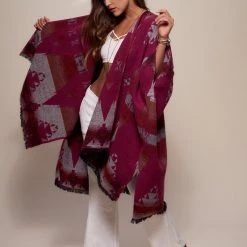 SpiritHoods LLC Grey Fox Fabric Poncho | Women's COMING SOON