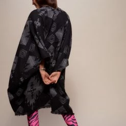 SpiritHoods LLC Night Fox Fabric Poncho | Women's DAY TIME STYLE