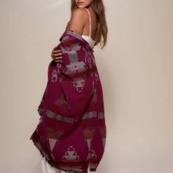 SpiritHoods LLC Grey Fox Fabric Poncho | Women's COMING SOON