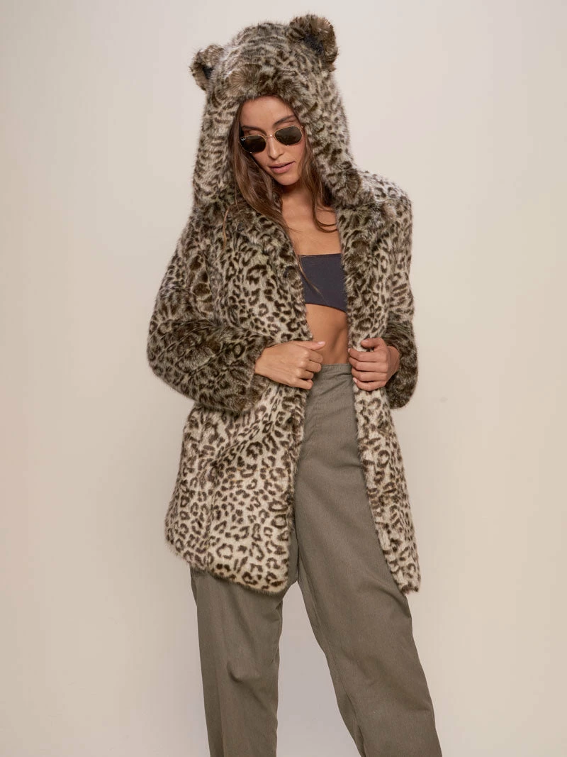 SpiritHoods LLC Forest Leopard Luxe Classic Faux Fur Coat | Women's 7 SpiritHoods LLC Forest Leopard Luxe Classic Faux Fur Coat | Women's