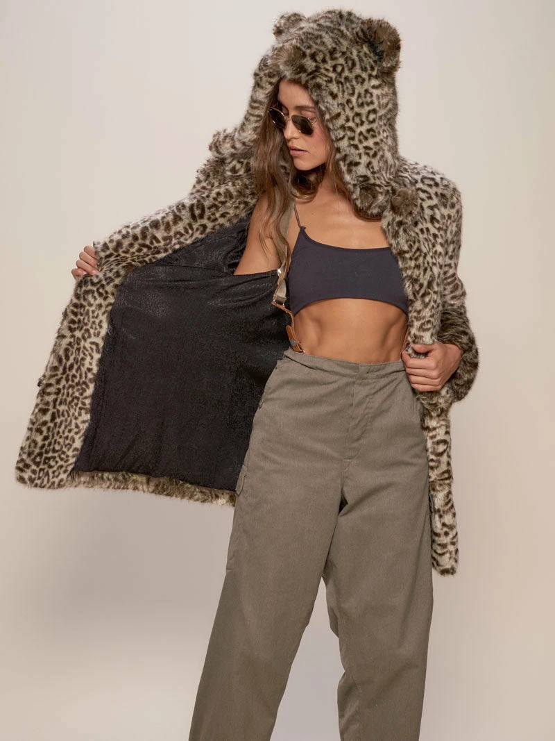 SpiritHoods LLC Forest Leopard Luxe Classic Faux Fur Coat | Women's 2 SpiritHoods LLC Forest Leopard Luxe Classic Faux Fur Coat | Women's