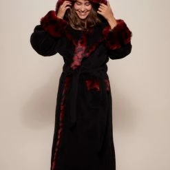 SpiritHoods LLC COMING SOON Wild Cat Classic Faux Fur Robe | Women's 12 SpiritHoods LLC COMING SOON Wild Cat Classic Faux Fur Robe | Women's