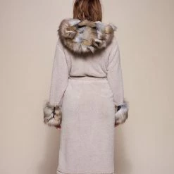 SpiritHoods LLC Wolverine Classic Faux Fur Robe | Women's